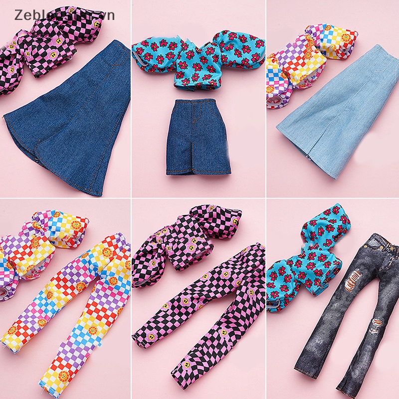 1 Bộ Áo Và Chân Váy Thời Trang Cho Búp Bê 30cm