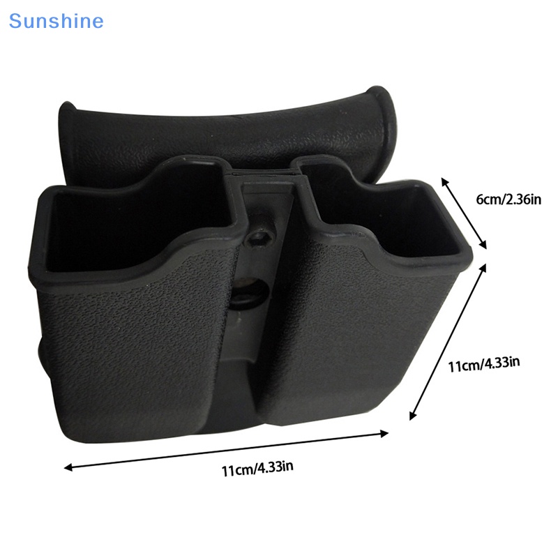 Túi Đựng Tạp Chí Đôi 9mm Cho Glock 17 Beretta M9 M92 Colt 1911 Hung 9mm. 40 Mag