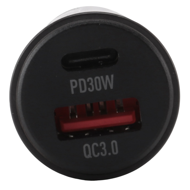 Cốc Sạc Nhanh Qc4.0 Qc3.0 Qc Scp 3A Pd Type C 30W USB Trong Suốt Cho Xe Hơi