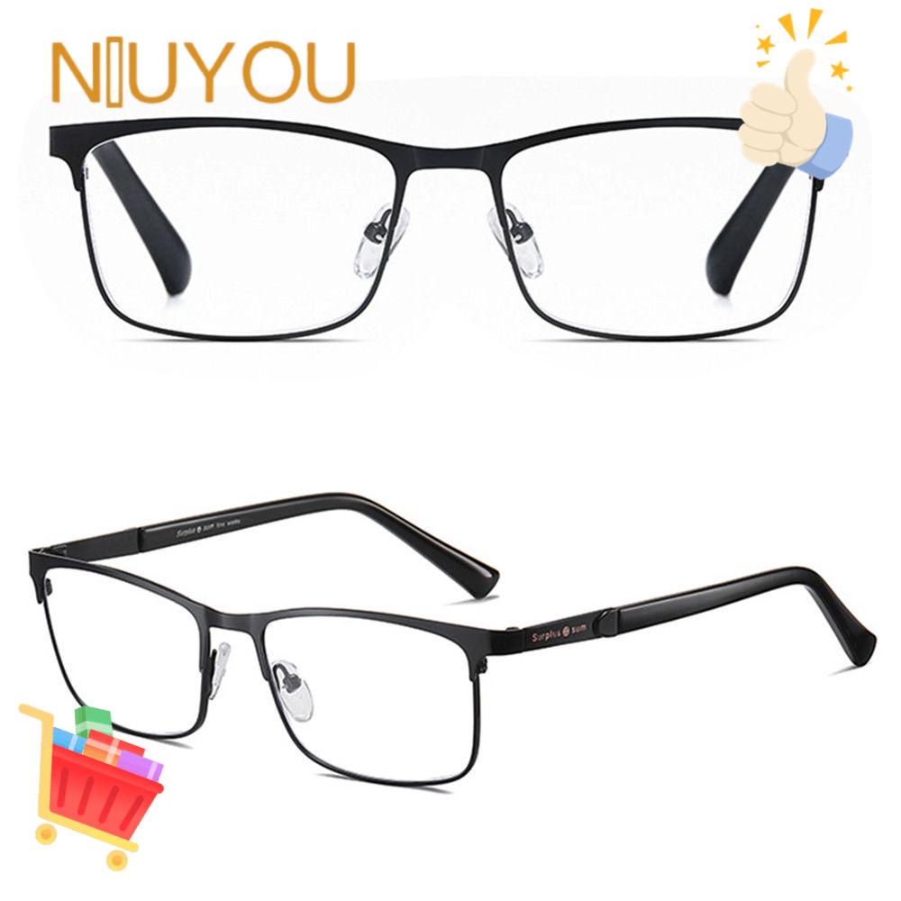 Kính Đọc Sách Gọng Kim Loại Chống Ánh Sáng Xanh Phong Cách Vintage