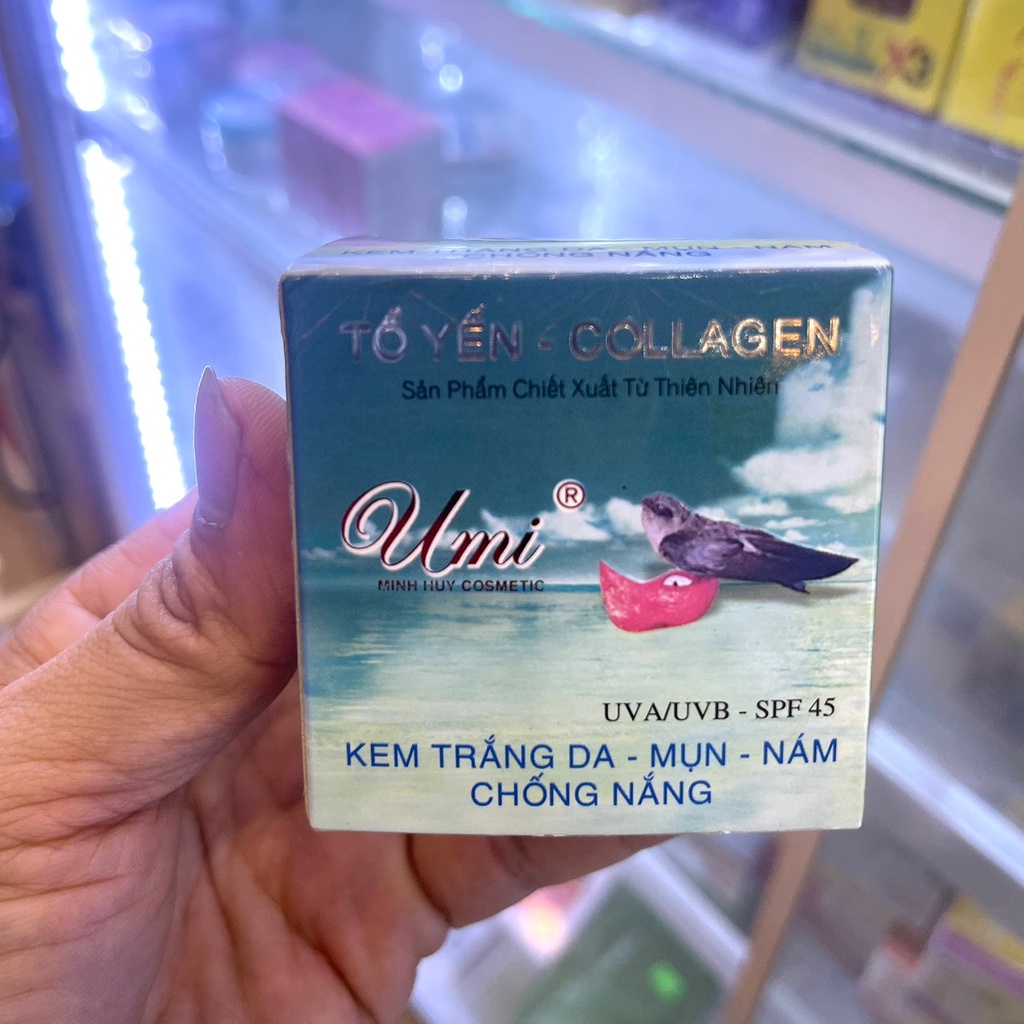 Kem umi yến đỏ collagen 12gr