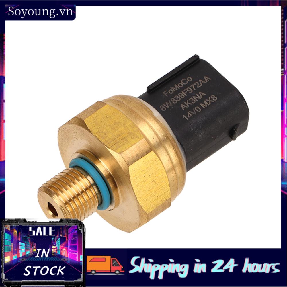 Soyoung Fuel Rail Pressure    Aging Durable Practical Copper 8W839F972AA for Car