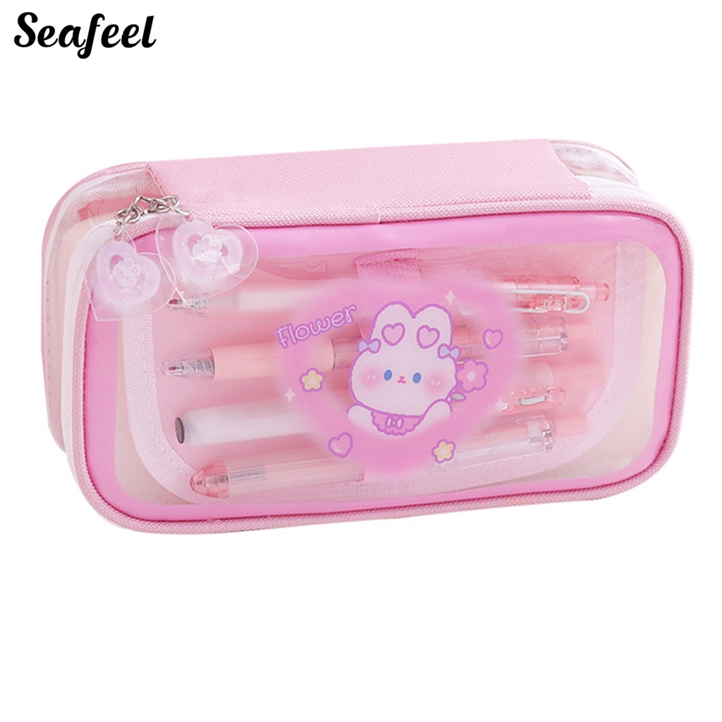 Túi Đựng Bút Chì Sức Chứa Lớn Chống Nước Chống Ẩm Có Khóa Kéo