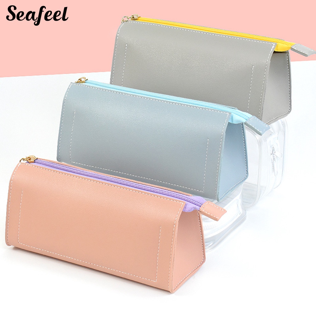 Hộp Đựng Bút Chì Có Dây Đeo Cố Định Sức Chứa Lớn Dùng Khi Đi Du Lịch