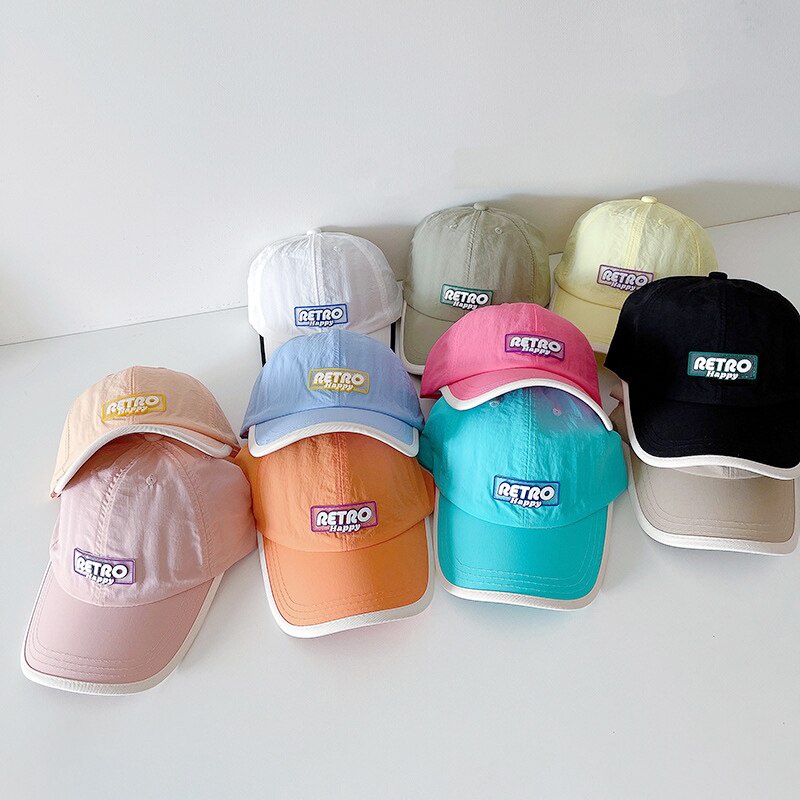 Mũ Lưỡi Trai Thể Thao Chống Nắng Mùa Hè Mau Khô Cho Bé Trai Và Bé Gái