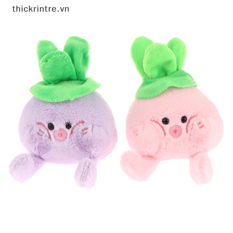 Móc Khóa Hình Rau Củ Nhồi Bông Đáng Yêu