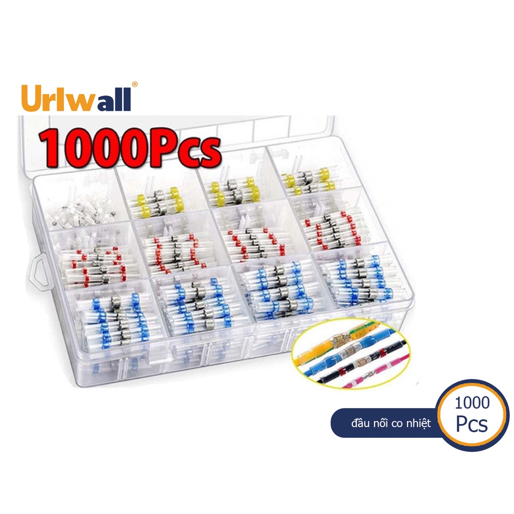 Urlwall Set 1000 Ống Co Nhiệt Chống Thấm Nước Để Nối Dây Điện