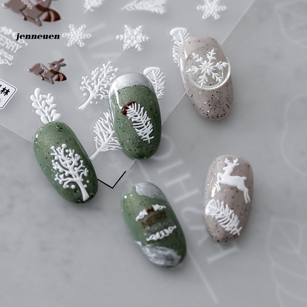 Phụ Kiện Trang Trí Móng Tay Hình Bông Tuyết Chống Rơi