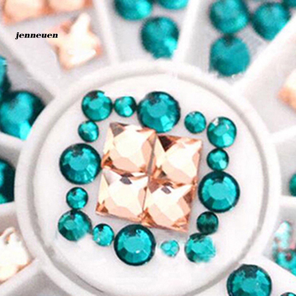 Hộp 120 Hạt Tròn Lấp Lánh Trang Trí Móng Tay