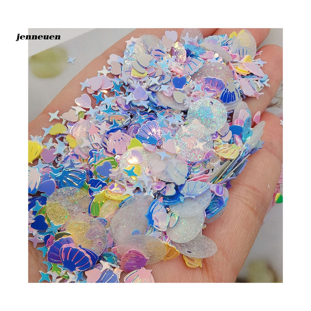 1 Túi Kim Sa Hình Ngôi Sao / Trái Tim Siêu Mỏng Trang Điểm Mắt / Móng Tay