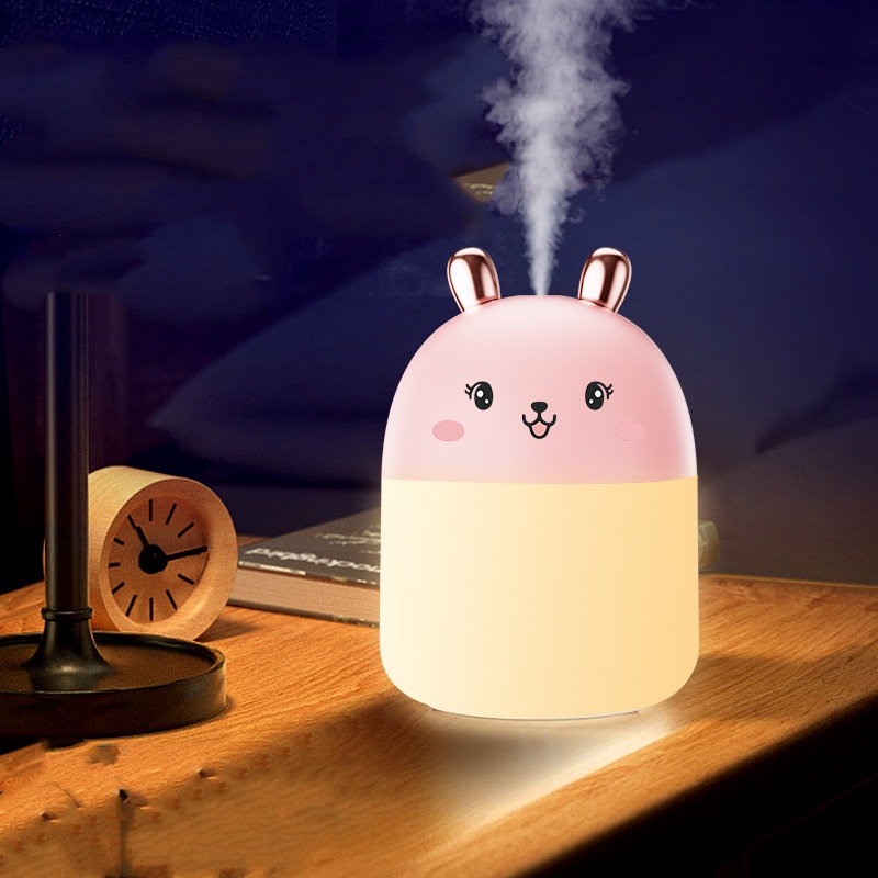 Máy Phun Sương Tạo Ẩm Không Khí Mini Hình Thỏ Dễ Thương