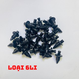 COMBO 20 Ốc bấm dàn áo,chốt nhựa dàn áo xe máy 6Li, 8Li - phù hợp nhiều dòng xe trên thị trường
