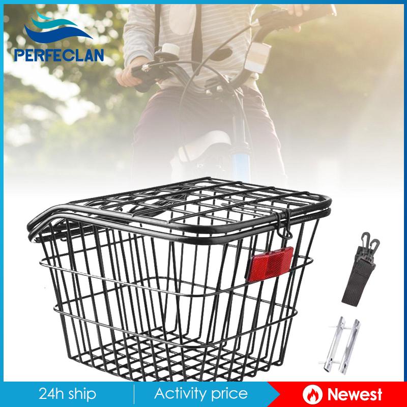 Giỏ Đựng Đồ Dùng Màu Đen Thiết Kế Nhỏ Gọn Tiện Dụng Cho Xe Đạp Leo Núi / Cắm Trại