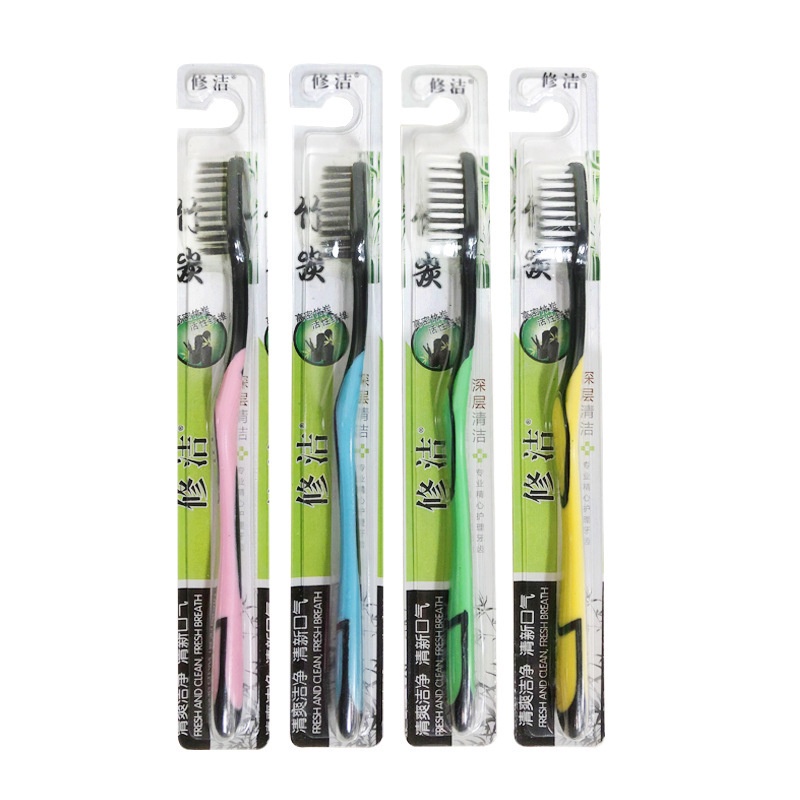 PVN6135 Bàn chải đánh răng Hàn Quốc than tre hoạt tính Bossi