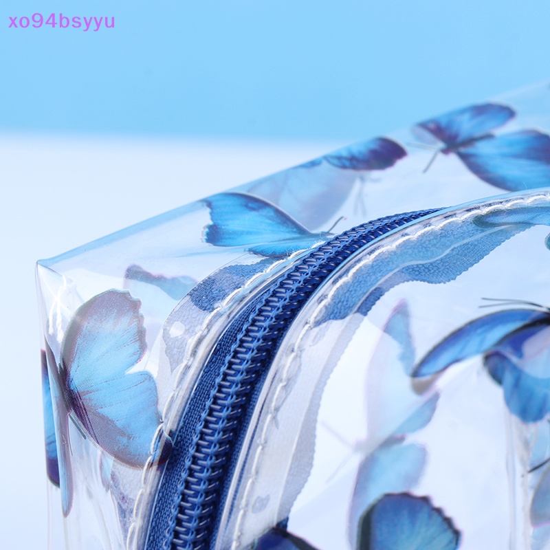 1 Túi Đựng Đồ Trang Điểm Xo94Bsyu Mini Trong Suốt In Họa Tiết Trái Cây / Động Vật Có Khóa Kéo Tiện Dụng Mang Theo Du Lịch