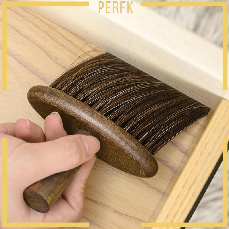 Chổi Quét Bụi Cổ Bàn Phím Máy Tính / Bàn Phím Bằng Gỗ Mềm Mại Chuyên Dụng Cho Salon Làm Đẹp