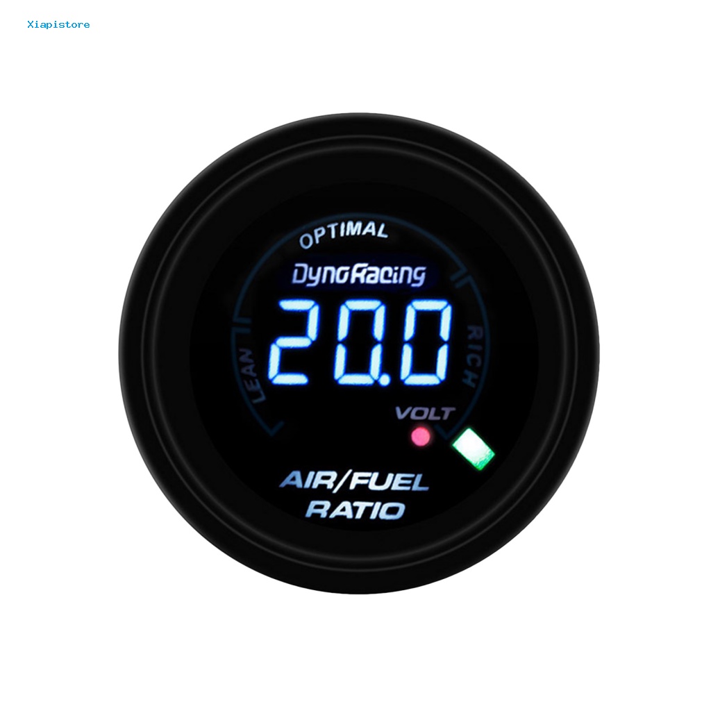 Đồng Hồ Đo Tỷ Lệ Nhiên Liệu Kỹ Thuật Số Có Đèn LED 2-Inch 52mm 12V Độ Chính Xác Cao Cho Xe Hơi
