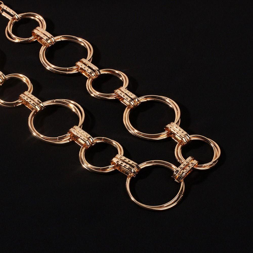 Thắt Lưng Dây Xích Vàng Bằng Hợp Kim Chất Lượng Cao Có Thể Điều Chỉnh Cho Nữ