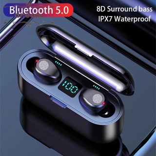 Bluetooth 5.0 Headset TWS Wireless Earphones Mini Earbuds IPX6 Stereo Headphones