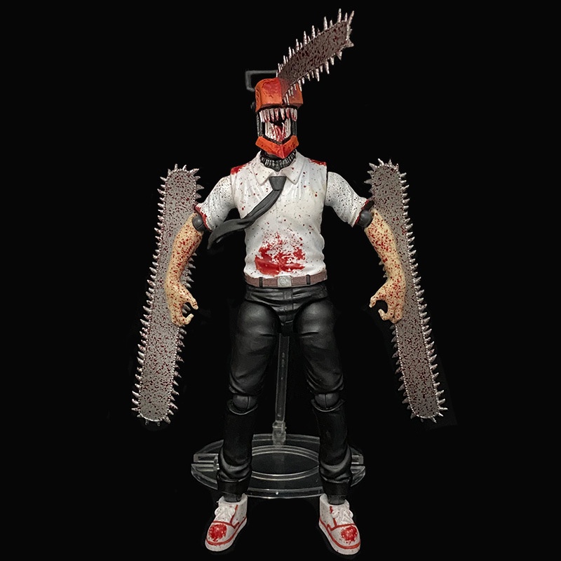 Mô Hình Nhân Vật Chainsaw Man Samurai Chainsaw Denji Trang Trí Nhà Cửa