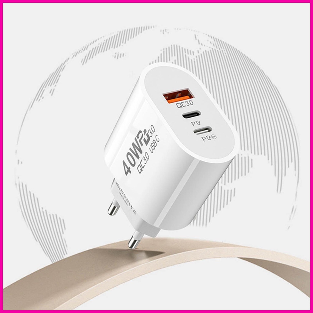 Cục Sạc Nhanh 40W USB PD Chuyên Dụng Cho Laptop