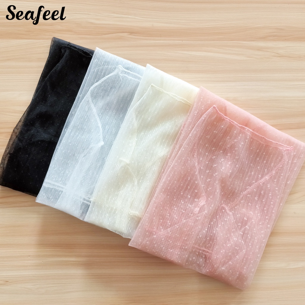 Áo Sơ Mi Vải Ren Mỏng Xuyên Thấu Mềm Mại Cổ Cao Dài Tay Thời Trang Mùa Hè Dành Cho Nữ