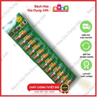 Vỉ 12 tuýp keo dán đa năng Super Glue Alteco