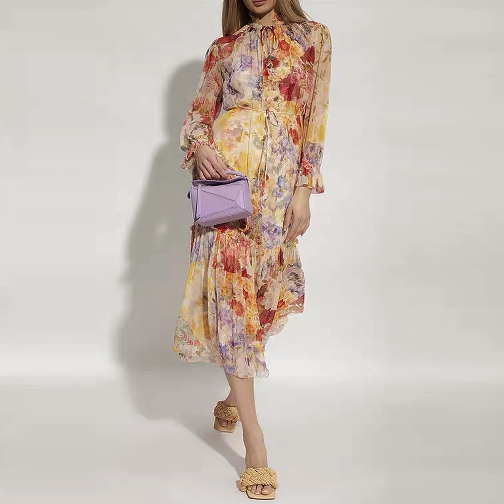 Đầm Maxi Phong Cách Retro 20237