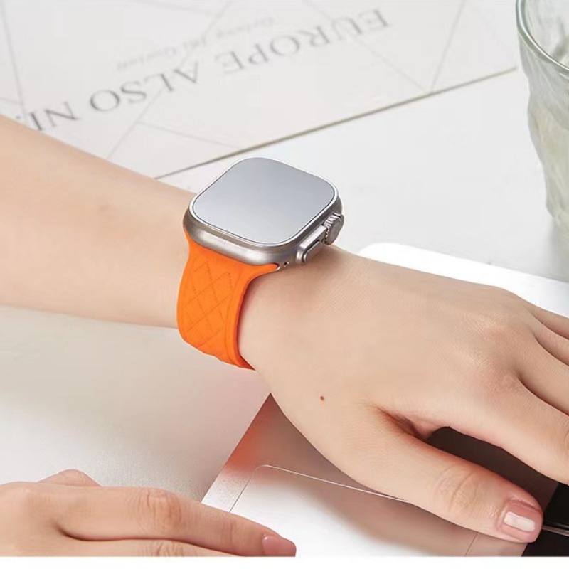 Dây Đeo silicone Cho Đồng Hồ Thông Minh Apple Watch 8 7 6 5 4 se 3 48mm 45mm 44mm 42mm 41mm 40mm 38mm