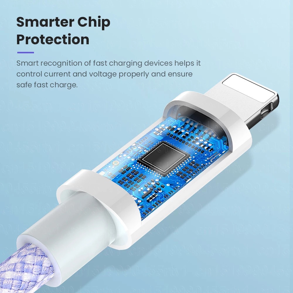 Dây Cáp Sạc Nhanh 20W 14 13 Pro Max Type C Sang 8-Pin Cho iPhone 12 11