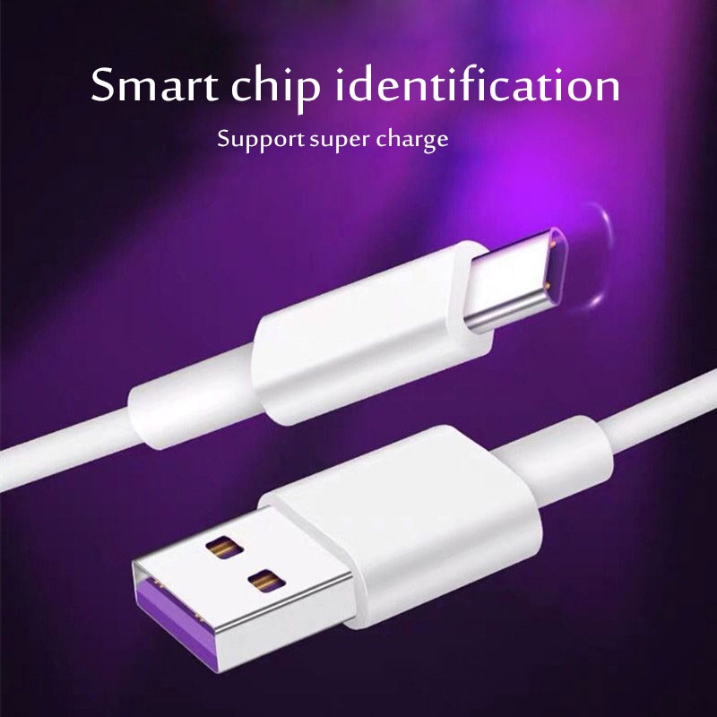 Dây Cáp Sạc Nhanh Type-C USB-C Cho Huawei Nova 5T 7i 7 SE Mate 20 30 P30 P40 Pro P20 Lite Y9 Prime 2019 5A