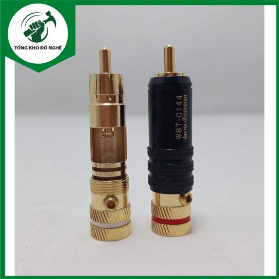 Jack RCA - Đầu Giắc AV Khóa WBT _ TKDN