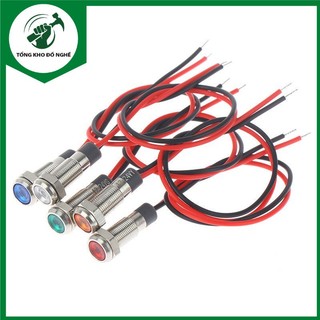 Đèn led cảnh báo chống thấm nước p67 6mm 3v 5v 6v 12v 24v 220v
