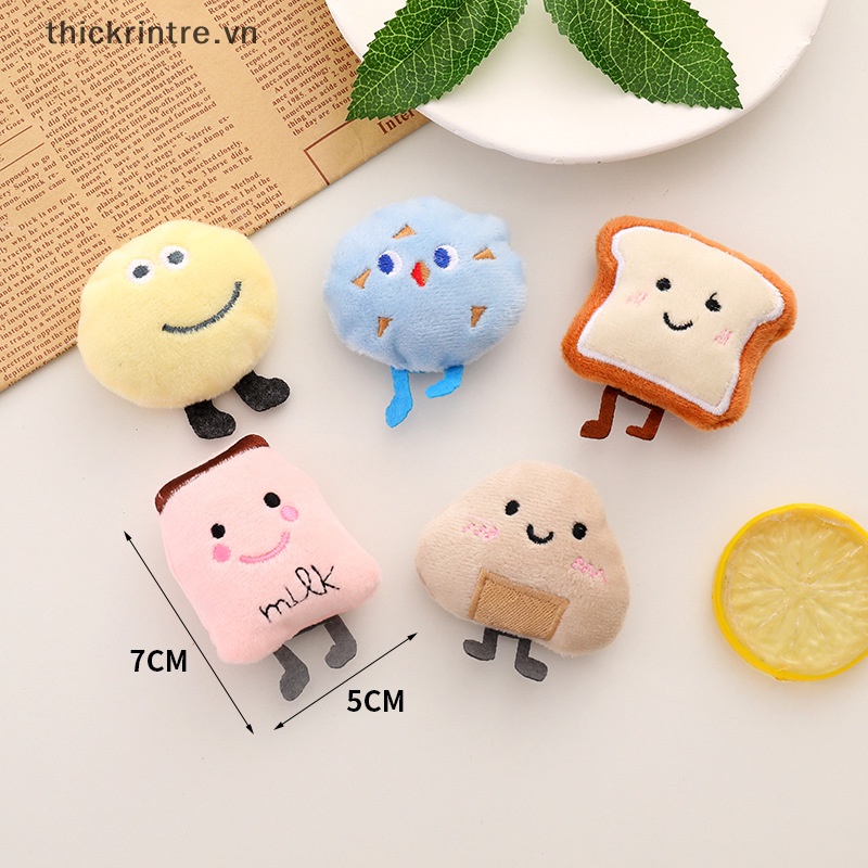 Ghim Cài Áo Hình Bánh Mì Nhồi Bông Phong Cách Nhật Bản Đáng Yêu