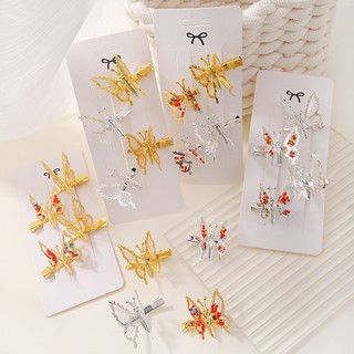 Set 2 / 4 kẹp tóc bướm xinh xắn dành cho nữ
