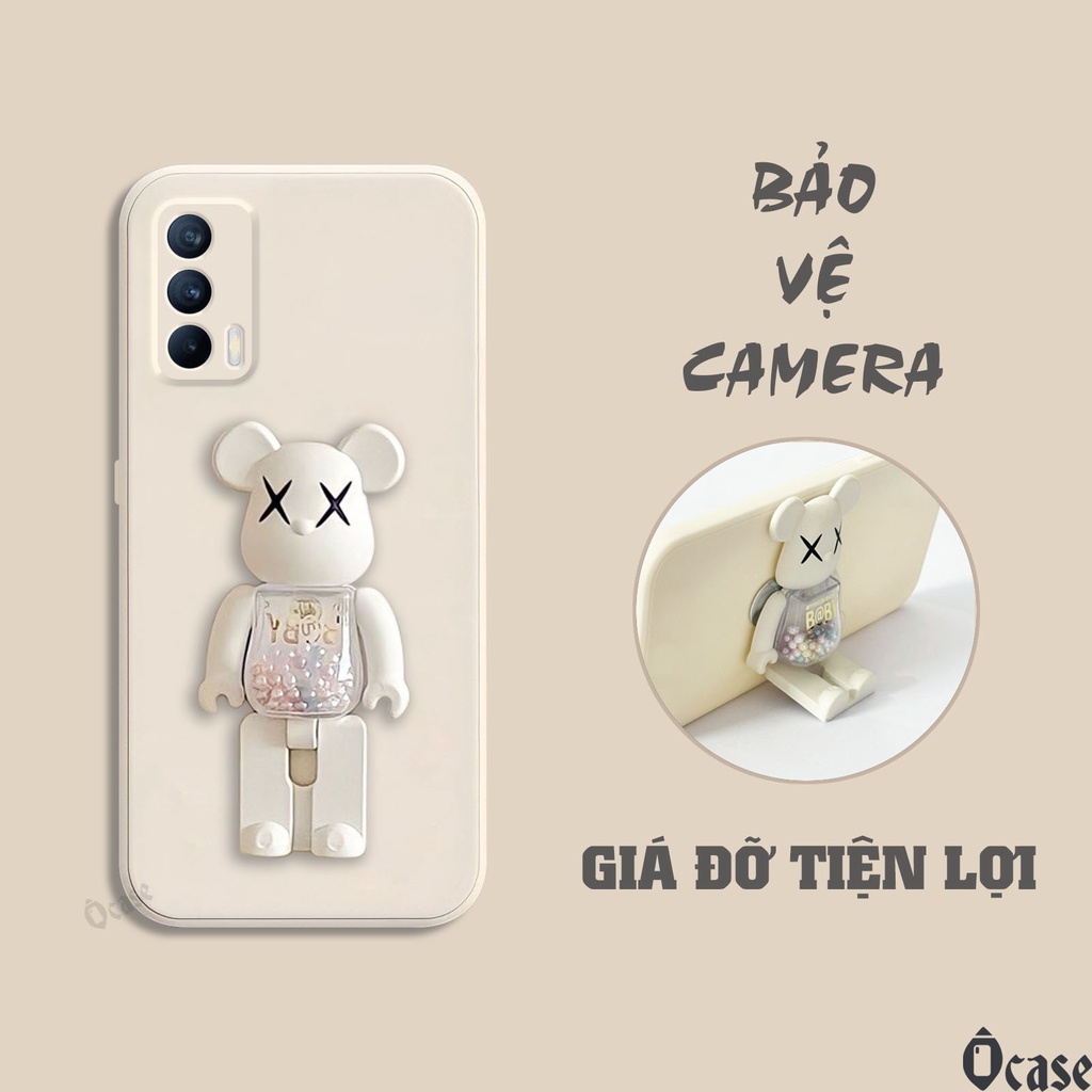 Ốp lưng Realme V15 5G mô hình gấu kiêm giá đỡ tiện dụng