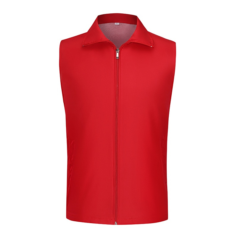 Unisex vest single-layer tình nguyện du lịch logo tùy chỉnh vest