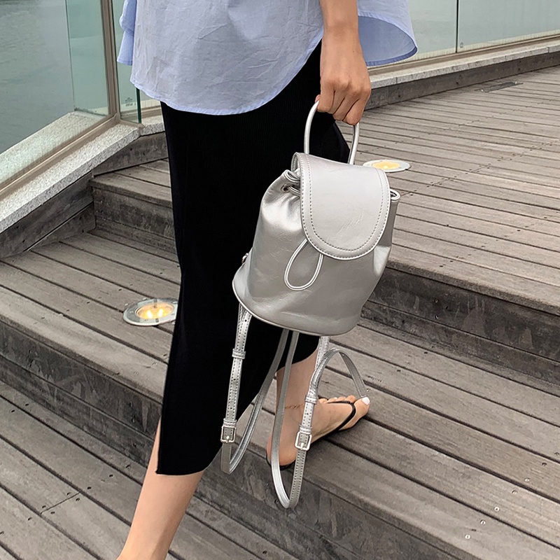 Túi Xô Có Dây Rút Cao Cấp, Ba Lô Thương Hiệu Thời Trang Siêu Hot , Ba Lô Bạc, Túi Nhỏ