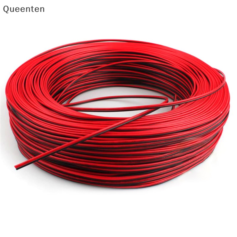 Dây Cáp Nối Đèn Led 2Pin 10m Màu Đỏ / Đen Cho Xe Hơi / Xe Máy