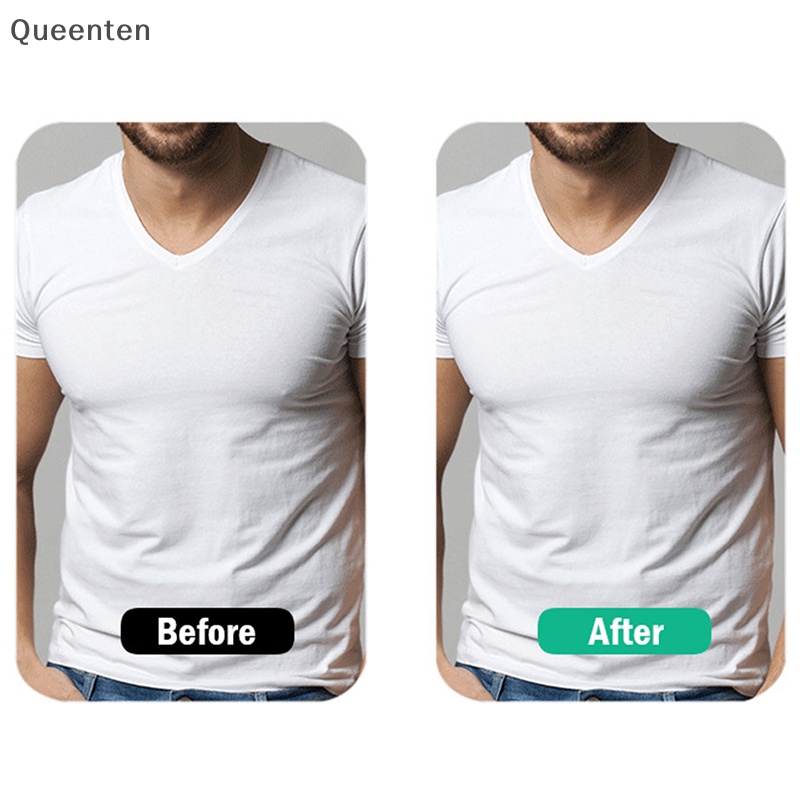 Queenten 10 cái đàn ông núm vú che núm vú vô hình nâng ngực áo ngực chạy bảo vệ núm vú sticker qt