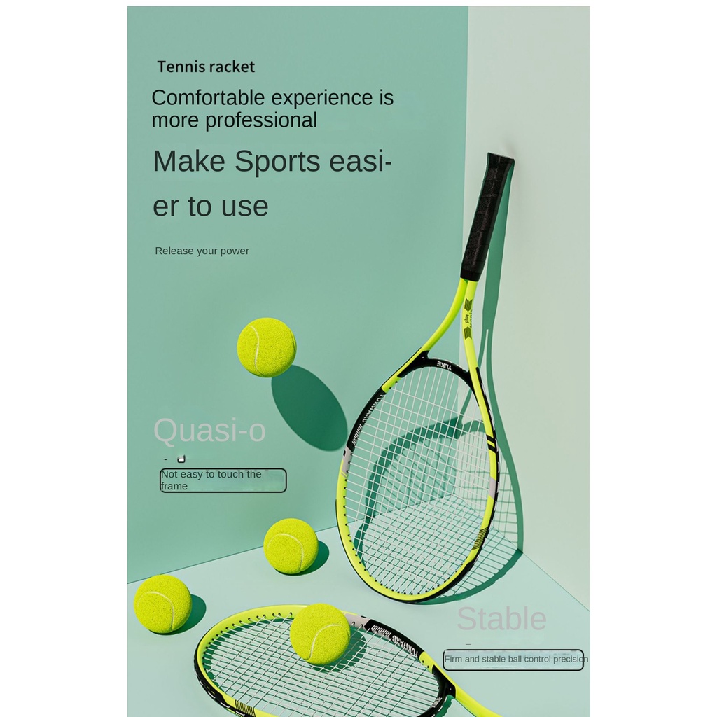 Bộ Vợt Tennis Kèm Dây Chuyên Dụng Cho Người Mới Bắt Đầu