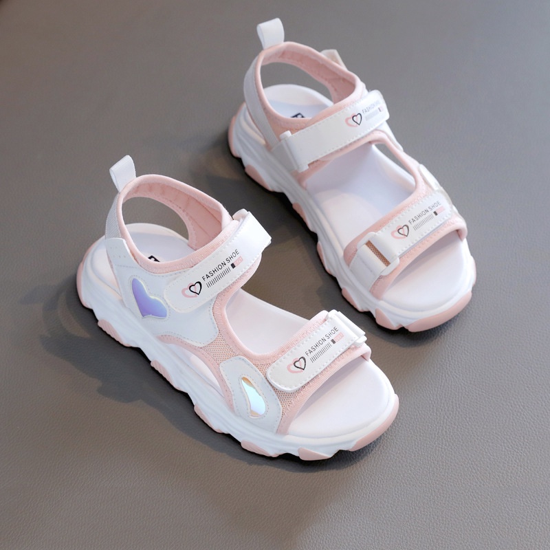 Giày Sandal Đế Mềm Chống Trượt Thời Trang Mùa Hè Hàn Quốc 2023 Cho Bé Gái