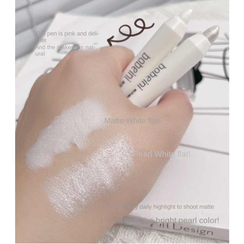 Phấn Mắt Dạng Thỏi Màu Lì / Ánh Ngọc Trai Chống Thấm Nước Làm Sáng Da