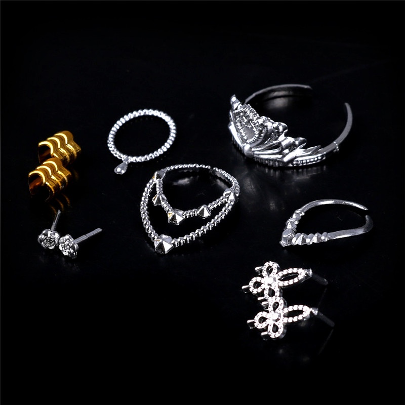 Onsale 10 cái búp bê nhựa mảnh vương miện vòng cổ vòng tay mũ nón cho búp bê 11 '' mới