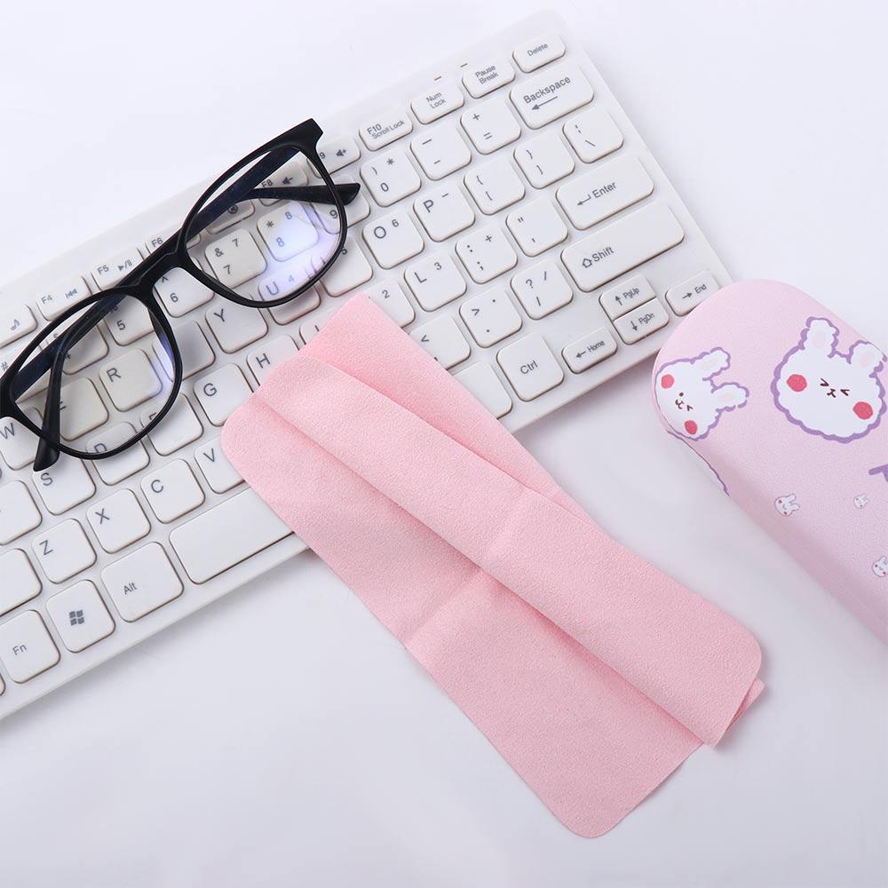 Hộp Đựng Mắt Kính Bằng Da pu Hình Vuông Dành Cho Thanh Thiếu Niên Ốp