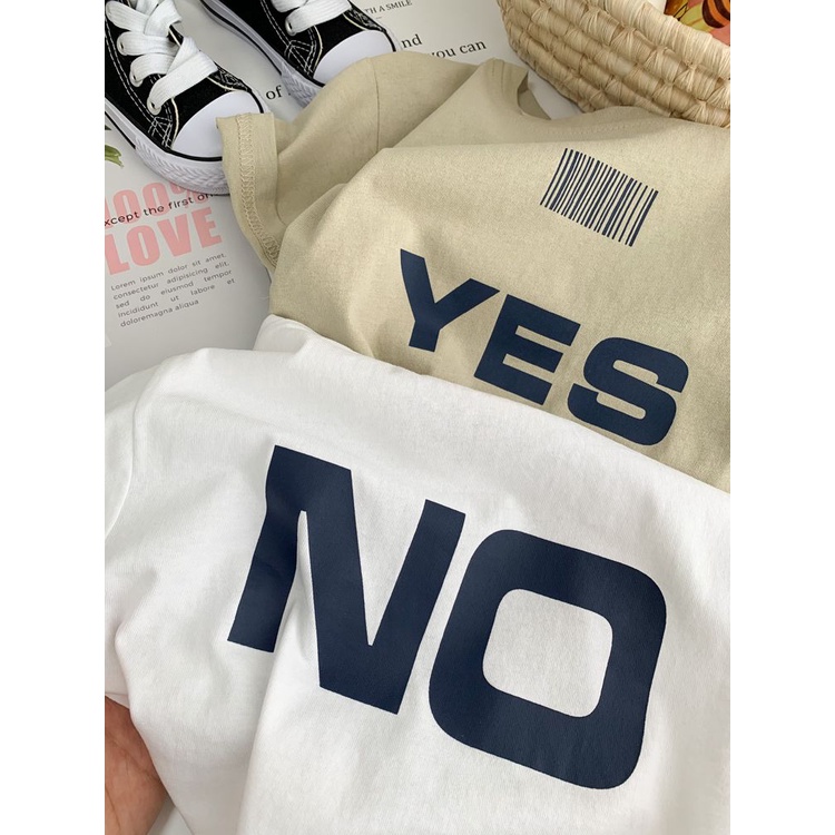 Áo Thun Tay Ngắn Chất Liệu 100% Cotton In Chữ Đơn Giản Trẻ Trung Dành Cho Bé