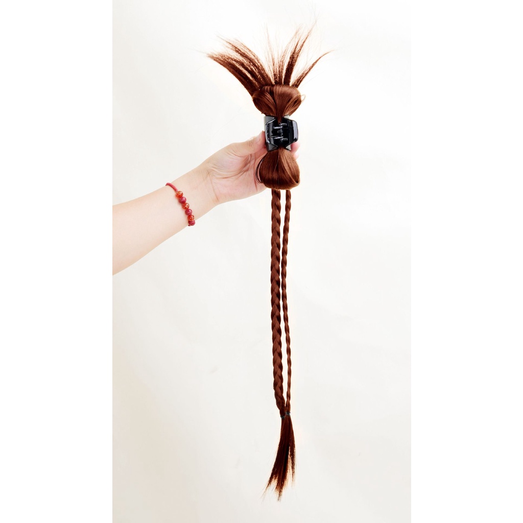 Tóc Giả Thắt Bím Đuôi Gà y2k Thời Trang Cho Nữ