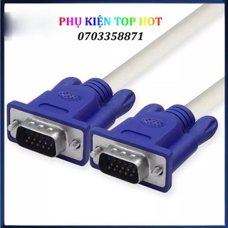Dây cáp vga trắng dài 1,5m , 3m, 5m, 10m