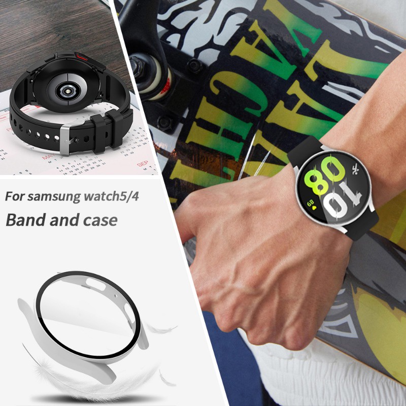 Ốp Silicone Bảo Vệ Màn Hình Đồng Hồ Samsung Galaxy Watch 4 / 5 / 6 40mm 44mm 6 Classic 43mm 47m