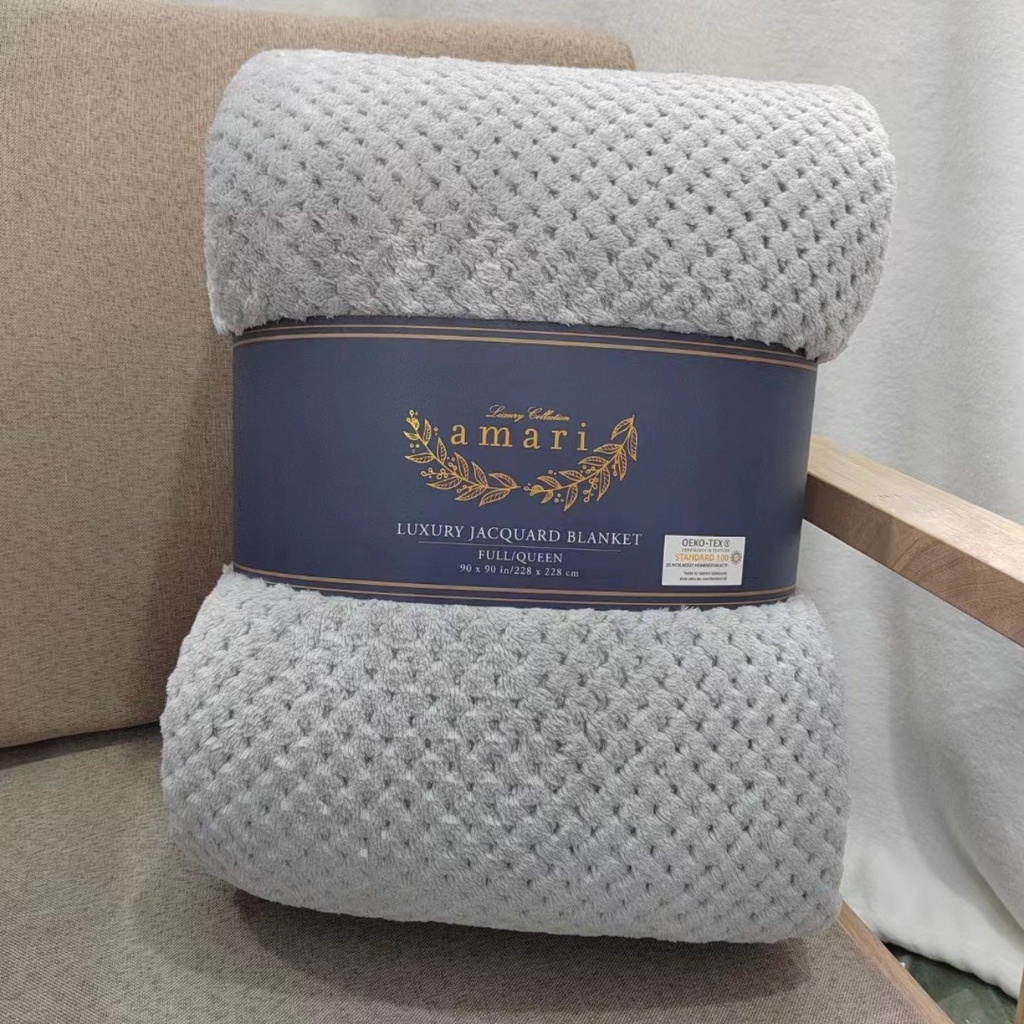 Chăn lông thỏ AMARI 228x228cm Châu Âu mỏng mùa đông cao cấp chính hãng Nishikawajp